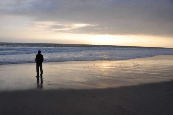 Finalmente, chegando ao Oceano Pacífico (em Iquique, no norte do Chile)